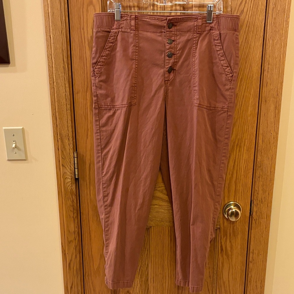 Sonoma Women's Rust-Color Joggers